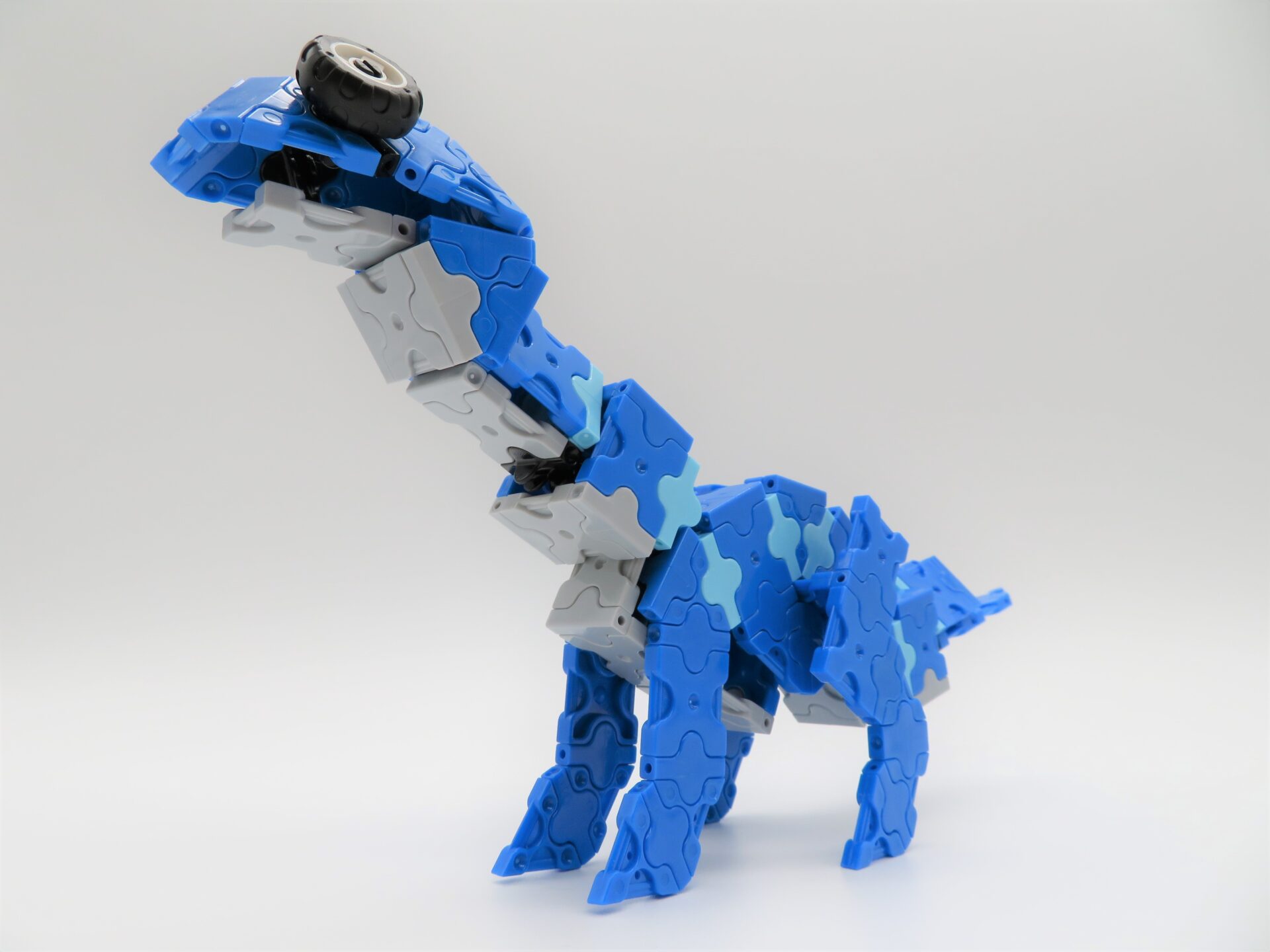 【知育玩具・ブロック】LaQ（ラキュ―）ダイナソーワールド『モササウルス』をつくってみた！【おもちゃレビュー】｜ありいっちゃんブログ